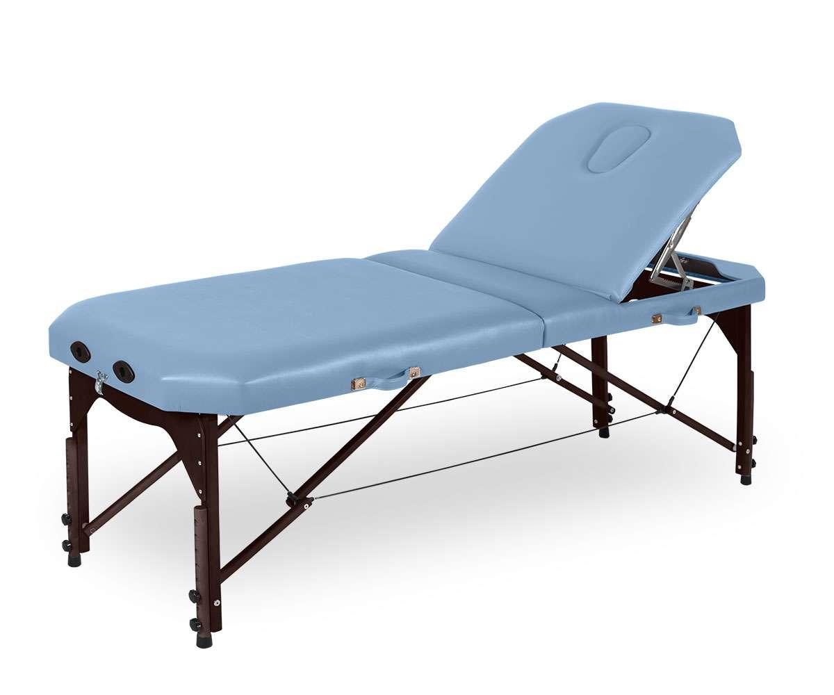 Folding Articulated Walnut wood Massage Table. 5ES-1433