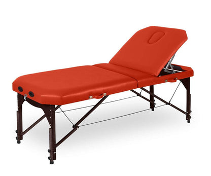 Folding Articulated Walnut wood Massage Table. 5ES-1433