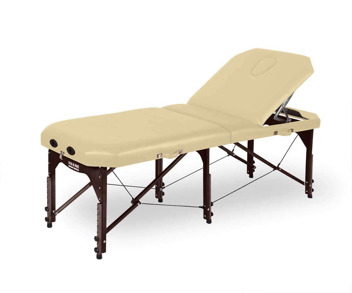 Folding Walnut wood Massage Table with 6 supports and Articulated. 5ES-1431