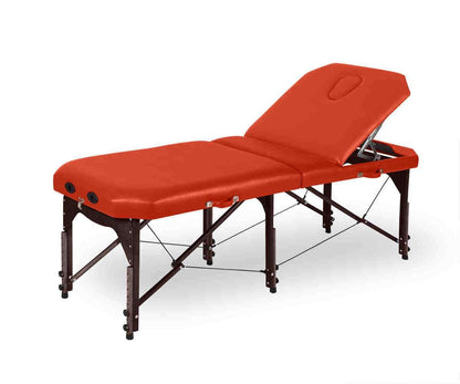 Folding Walnut wood Massage Table with 6 supports and Articulated. 5ES-1431