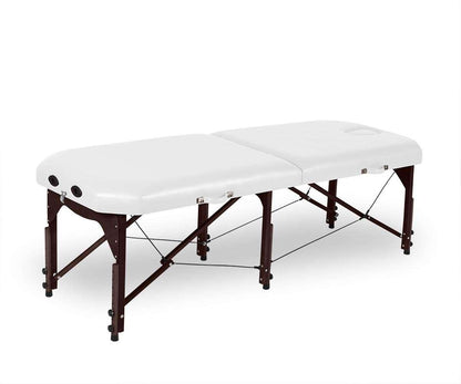 Folding Walnut wood Massage Table with 6 supports. 5ES-1432