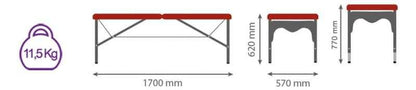 Lightweight aluminum folding stretcher. 5ES-1435